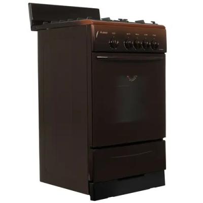 Плита газовая GEFEST CG 50М02 К83 коричневый (без крышки, реш.чугун)