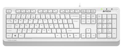 Клавиатура A4Tech Fstyler FKS10 белый/серый USB (FKS10 WHITE)
