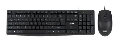 Клавиатура + мышь ACER OMW141 клав:черный мышь:черный USB (ZL.MCEEE.01M)