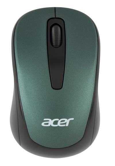 Мышь ACER OMR135 зеленый оптическая (1000dpi) беспроводная USB для ноутбука (2but) (ZL.MCEEE.01I)