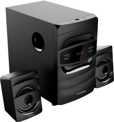 Минисистема HYUNDAI H-MS1404 черный 30Вт FM USB BT SD