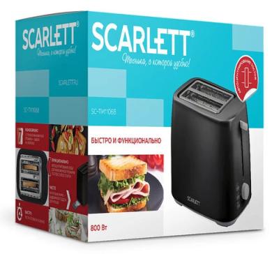 Тостер SCARLETT SC-TM11068 черный