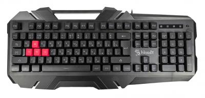 Клавиатура A4Tech Bloody B150N черный USB for gamer LED