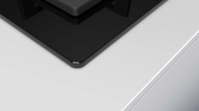 Поверхность газовая BOSCH POP6C6O92R черный (стекло, чугун, г/к, боковое управл)