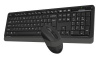 Клавиатура + мышь A4TECH Fstyler FG1010S черный/серый черный/серый USB беспроводная Multimedia (FG1010S GREY)