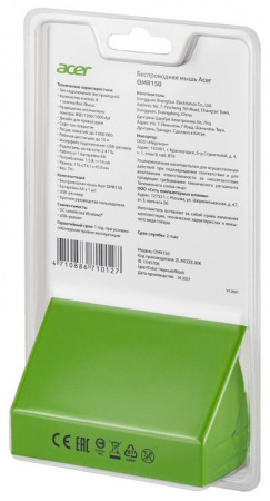 Мышь ACER OMR150 черный оптическая (1600dpi) беспроводная USB (6but) (ZL.MCEEE.00K)