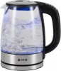 Чайник электрический VITEK VT-8828 серебристый стекло/металл