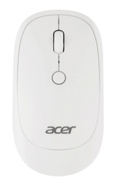 Мышь ACER OMR138 белый оптическая (1600dpi) беспроводная USB (3but) (ZL.MCEEE.01L)