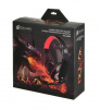 Наушники с микрофоном OKLICK HS-L390G DRAGON черный/красный 1.8м мониторные оголовье (JD-728S)