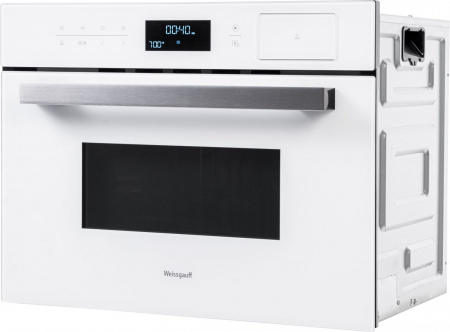 Духовой шкаф электрический с функцией СВЧ WEISSGAUFF OEMS 459 PDW белый