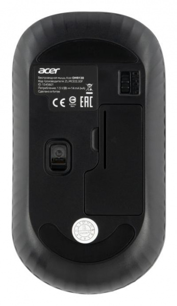 Мышь ACER OMR130 черный оптическая (1200dpi) беспроводная USB (3but) (ZL.MCEEE.00F)