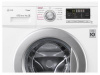 С/м фронтальная LG F1296HDS1 белый/серебро (пар)