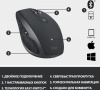 Мышь LOGITECH MX Anywhere 2S графитовый оптическая (1000dpi) беспроводная BT (5but)