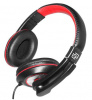 Наушники с микрофоном OKLICK HS-L390G DRAGON черный/красный 1.8м мониторные оголовье (JD-728S)