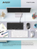 Клавиатура A4Tech Fstyler FX51 серый USB slim Multimedia (FX51 GREY)