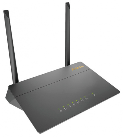 Wi-Fi роутер D-Link DIR-615/GFRU (DIR-615/GFRU/R2A) N300 1000BASE-X SFP черный