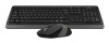 Клавиатура + мышь A4 Fstyler FG1010 клав:черный/серый мышь:черный/серый USB беспроводная Multimedia