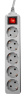 Сетевой фильтр PC PET AP01006-E-GR 1.8м (5 розеток) серый