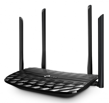 Маршрутизатор беспроводной TP-Link Archer C6 AC1200 10/100/1000BASE-TX черный