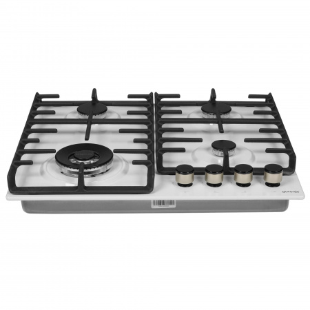 Поверхность газовая GORENJE GW642SYW белый (чугун, г/к, эмаль),,,
