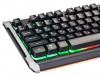 Клавиатура OKLICK 717G BLACK DEATH черный/серый USB Multimedia Gamer LED