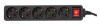 Сетевой фильтр PC PET AP01006-1.8-BK 1.8м (5 розеток) черный