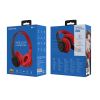 Наушники полноразмерные BOROFONE BO4, Charming rhyme, bluetooth, microSD, AUX, красный (6931474709899)