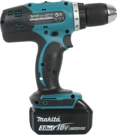 Дрель-шуруповерт MAKITA DDF453RFE аккум. патрон:быстрозажимной (кейс в комплекте)