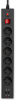 Сетевой фильтр BURO BU-SP5_USB_2A-B 5м (6 розеток) черный (коробка)