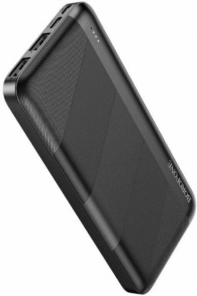 Аккумулятор внешний BOROFONE BJ27, Pindar, 10000mAh, цвет: белый (1/66) (6974443388008)