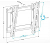 Кронштейн HOLDER LCD-T2609 черный