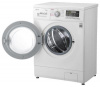 С/м фронтальная LG F1296HDS1 белый/серебро (пар)