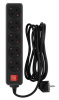 Сетевой фильтр PC PET AP01006-3-BK 3м (5 розеток) черный