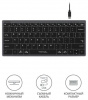 Клавиатура A4Tech Fstyler FX51 серый USB slim Multimedia (FX51 GREY)