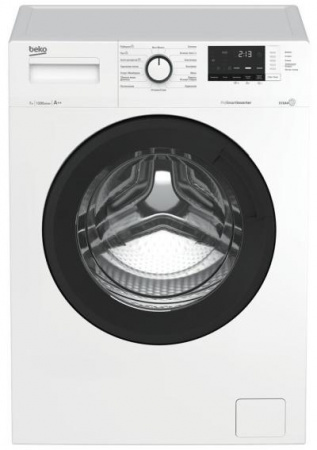 С/м фронтальная BEKO WSRE6H612ZAWI белый/черный (пар,инвертор)
