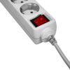 Сетевой фильтр PC PET AP01006-E-GR 1.8м (5 розеток) серый